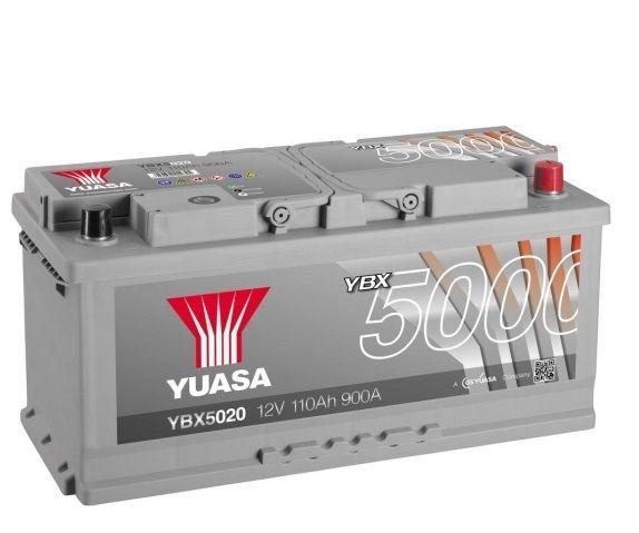 Аккумулятор Yuasa YBX5020-110 12V 110Ah 900A, Yuasa